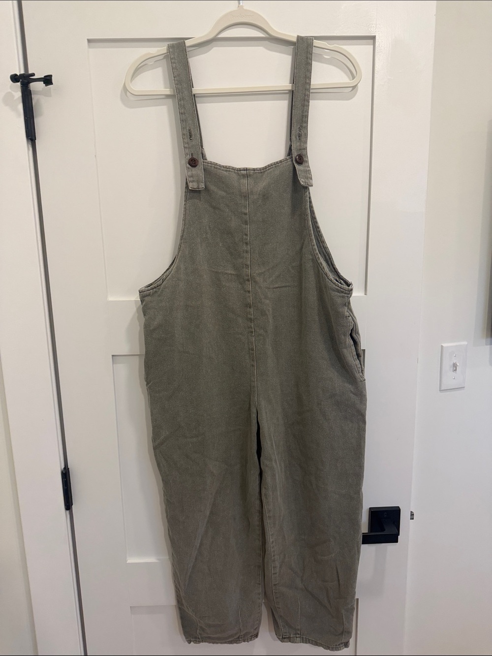 bohme Olive Green Denim Overalls